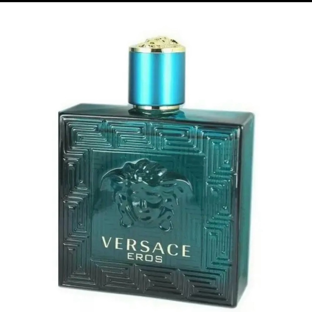 Versace Eros Teal Fragrance Bottle cologne